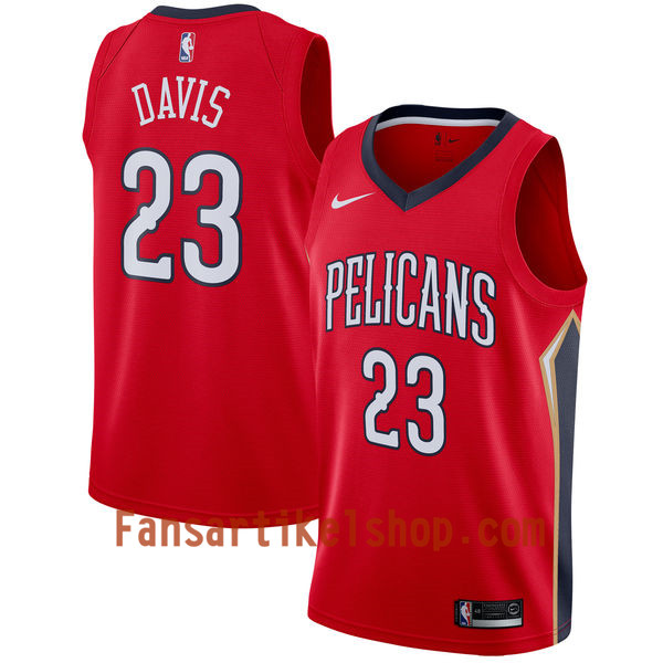 NBA New Orleans Pelicans Trikot Anthony Davis 23 Nike 2017-18 Rot Swingman - Herren NBA New Orleans Pelicans Trikot Anthony Davis 23 Nike 2017-18 Rot Swingman - Herren